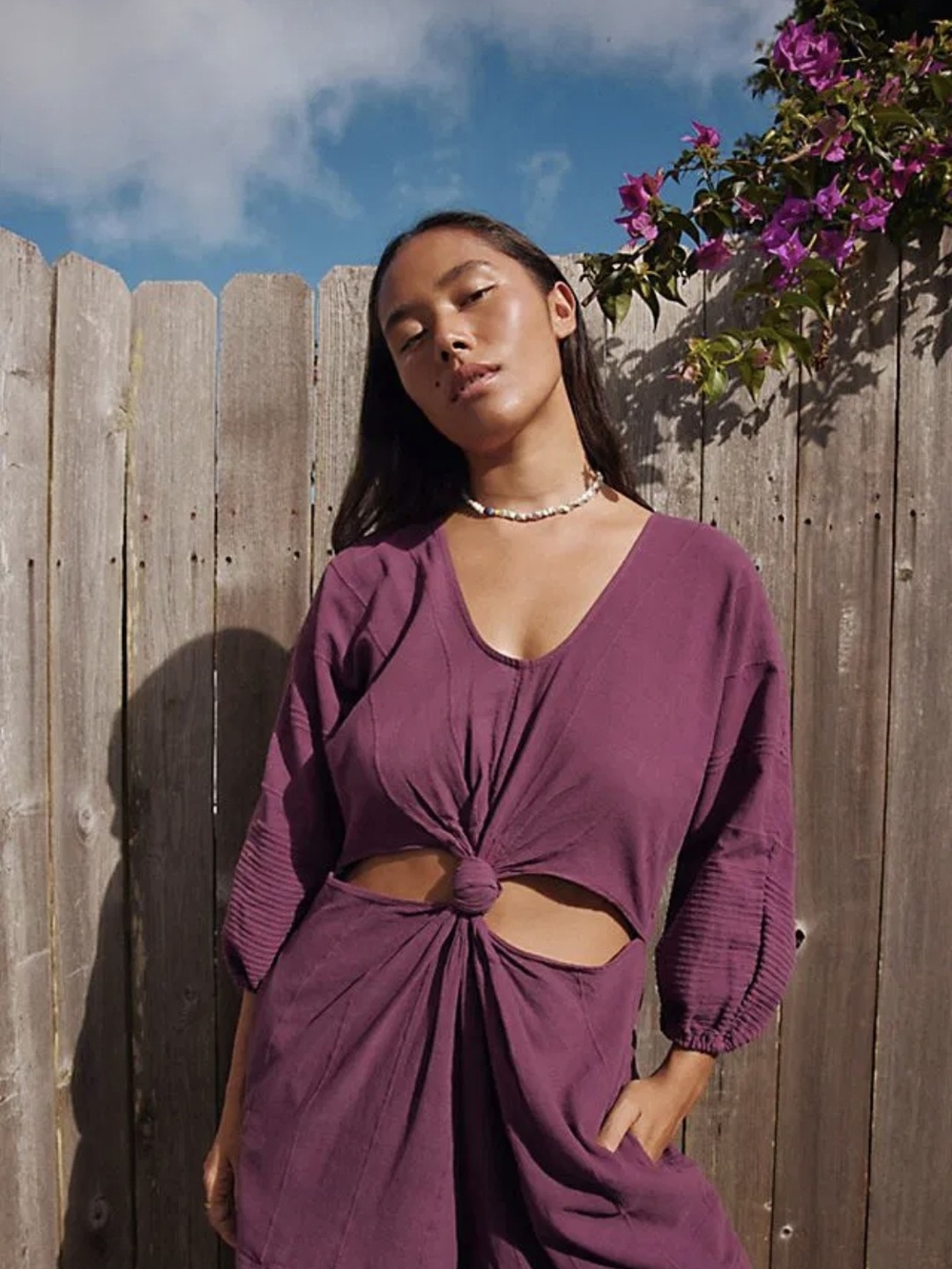 Free People Romper Knotty But Nice